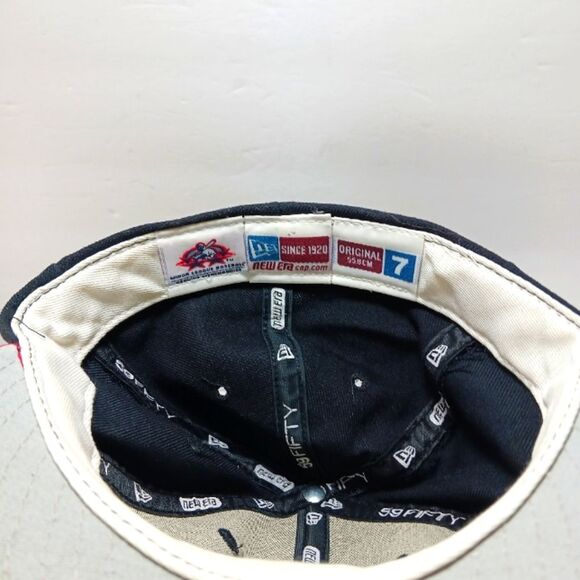 Vintage New Era Hickory Crawdads Fitted Ballcap 7 Men Minor Baseball Pro Line.. - Picture 2 of 9